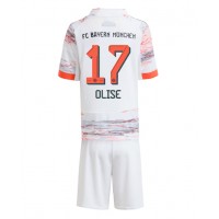 Stroje piłkarskie Bayern Munich Michael Olise #17 Koszulka Wyjazdowej dla dzieci 2025-26 Krótki Rękaw (+ szorty)